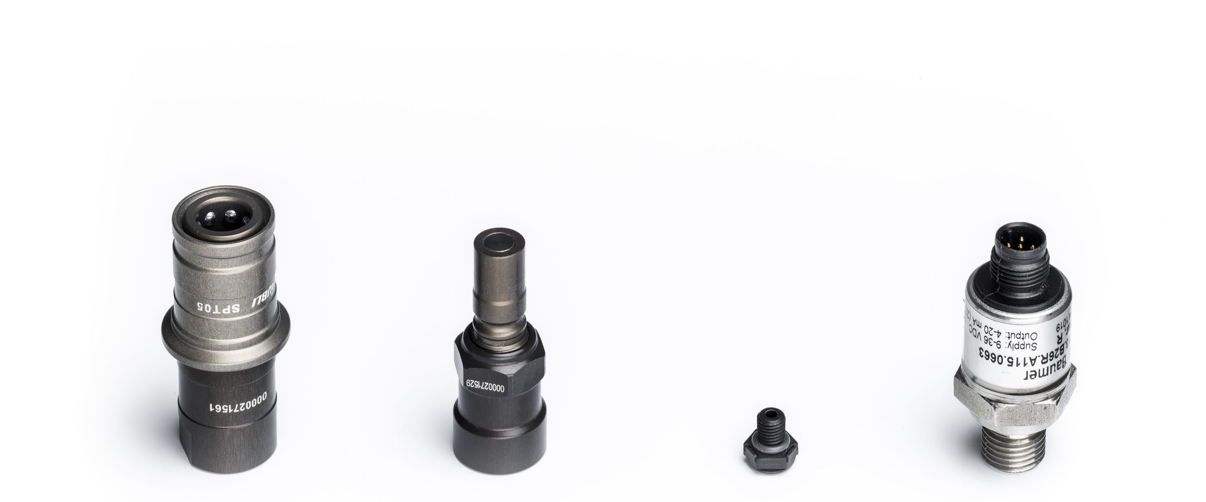 Fluid couplings and pressure sensor